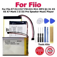 For FiioE12 FiioQ1 AEC404677 Battery For Fiio E7 E12 E17 FX1221 M11 MP3 Q1 X1 X3 X5 X7 Mark I II III