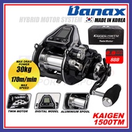 (KOREA) Max Drag 30Kg Banax Kaigen 1500TM Electric Twin Motor Deep Sea Trolling, Jigging & Game Fish