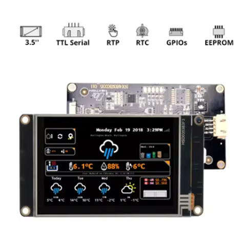 3.5'' Nextion Enhanced/Basic HMI Intelligent Smart Generic USART UART SPI Touch TFT NX4832K035 NX483