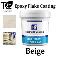 TicioCizz 5 in 1 epoxy flake coating epoxy floor coating tile coating Wear Resistant Anti Slip For W