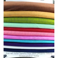 Kain net tulle Senorita baju dress pengantin bidang 60inch koleksi2 1meter