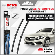 Bosch Wiper Set for Mercedes Benz C-Class W205 | OE Premium Car Windscreen Wiper (A844S)