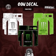 Motorbike OBU Sticker Waterproof "Monsters"