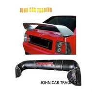 Proton Saga Iswara Aeroback Spoiler EVO-10 With Led Spoiler Belakang EVO 10 Saga AB Rear Spoiler EVO