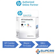 HP GT51/GT52 3JB06AA 2-pack Black/Tri-color Printhead Replacement Kit