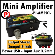 PI AMP01 Mini Power Amplifier USB 5 Volt Rakitan Speaker Stereo