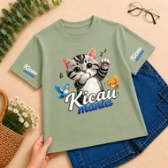 KICAU MANIA 05 BUDAK T-SHIRT LELAKI PEREMPUAN UNISEX PAKAI READY STOCK T-SHIRT 2-12Y