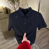 2025 Polo Sukan Sandite Baharu Lengan Pendek Musim Panas Lelaki Kasual Baju T Atas Kolar Turn-down B
