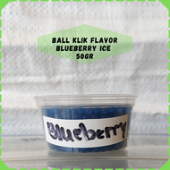Klik Ball Perasa Flavour 50gr (2500 BUTIR) Rasa Blueberry Ice (Free Alat !!)