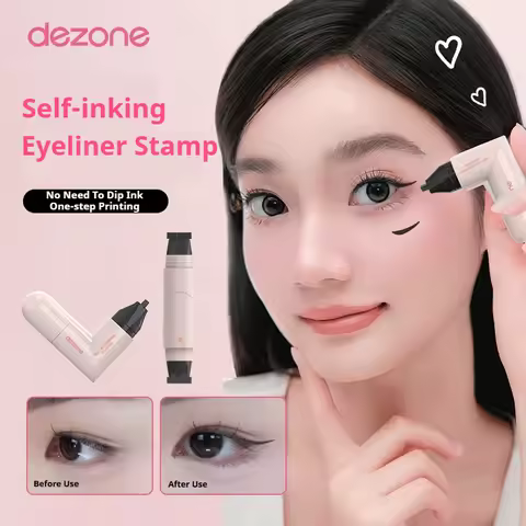 DEZONE Eyeliner Stamp Integrated Eyeliner Stamp Precise Outline Signet Long-lasting Waterproof Liqui