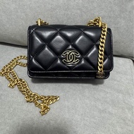 香奈兒 Chanel 22P琺瑯扣WOC（雷標保卡防塵袋）