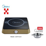 (With Bubble Wrap) Midea Induction Cooker C16-RTY1619 1600W Midea Periuk Aruhan  C16-RTY1619 1600W 美