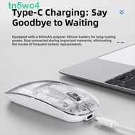 TN5WC4 Wireless Gaming Mouse, 3 Modes Magnetic Design Bluetooth Mouse, Cordless Design Noiseless Ope