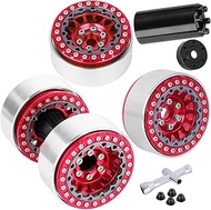 BRCatWPark RC 1.9 Dually Beadlock Wheels Rims w/Adjustable Offset for 1/10 TRX4 TRX6 SCX10 SCX10 II 