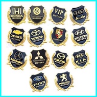 Price for 2 pcs Luxury 3D Rice Flower Logo for Car vip motor
