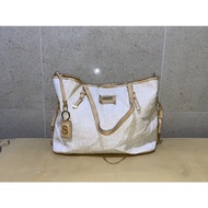 Original SISLEY TOTE BAG - WHITE CREAM LEATHER (signature)