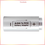Yoo Anodized Aluminum Alloy  Adapter For Discontinued Camera Batteries Enables 4LR44 Cell Use
