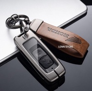 COVER SARUNG KUNCI REMOTE KULIT LOGAM SCOOPY 2023 2024 -ONTARGET STORE