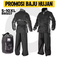 🎁RAIN COAT MOTORCYCLE  BAJU HUJAN Motor Waterproof  RRS04 baju motor Baju Hujan murah Motor cup hold