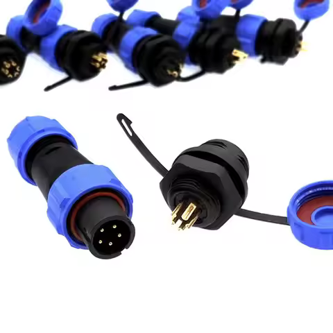 SP1310 SP1312 waterproof connector SP13 2pin 3pin 4pin 5pin 6pin 7pin 9pin IP68 connectors plug and 