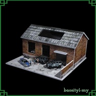 [BaositybfMY] 1/64 Model Car Scene Diorama Display Scene Accessories Car Garage Diorama for