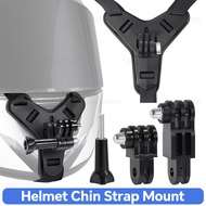 Motorcycle Helmet Chin Strap Mount for GoPro Hero 13 12 11 10 9 8 DJI Osmo Insta360 SJCAM SJ4000 AKA