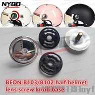 BEON B103/B102 Motorcycle Helmet Accessories Half Helmet Lens Screw Base for BEON