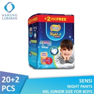Sensi Night Pants Boys 4XL (20+2)
