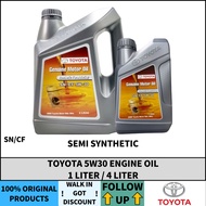 TOYOTA 5W-30 Engine Oil 1LITER/4LITER Fully Synthetic