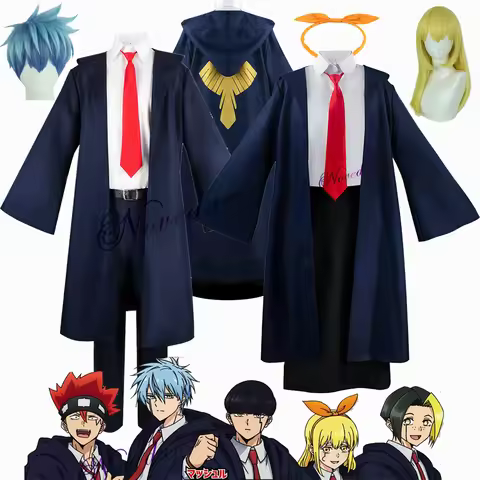 Anime Mashle Cosplay Lemon Lance Varita Abel Mash Cosplay Costume Men Women Mashle Magic and Muscles