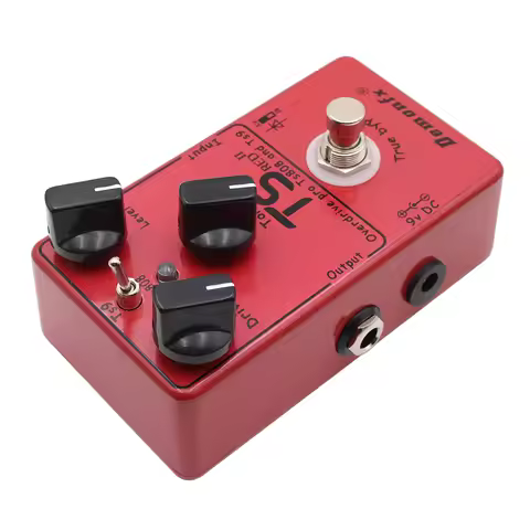 Demon FX TS RED II Guitar Effect Pedal True Bypass Distortion Overdrive Effect Red Upgraded Version 