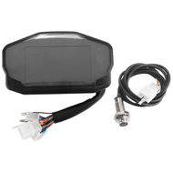 CJ7F Led Speedometer Abs Speedometer Lcd ดิจิตอลวัดระยะทางการใช้ Gauge สำหรับ 1/2/4 กระบอก T6H1Nตัวต