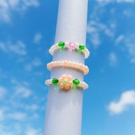 Ring set/bead Ring/Ring bracelet set