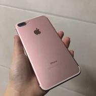 Apple iPhone 7 plus 256G 玫瑰金～ 電池...