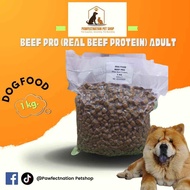 Beef Pro Dog Food Dry Adult Repacked 1kg