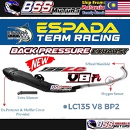 ESPADA Back Pressure II LC135 V8 Fi 32MM Racing Exhaust Pipe LC135 BP2 Cutting Standard Ekzos Muffle