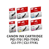 [ORIGINAL] Canon Ink PGI-770 PGI770 PGI 770 CLI-771 CLI771 CLI 771 PGI-770XL CLI-771XL Black Cyan Ma