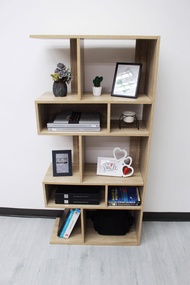 LeQu 5 Tier Multipurpose Shelf/Divider Shelf/Bookshelf