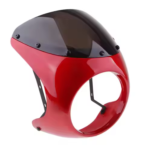 Retro Cafe Racer " Headlight Handlebar Fairing Wind Screen Universal