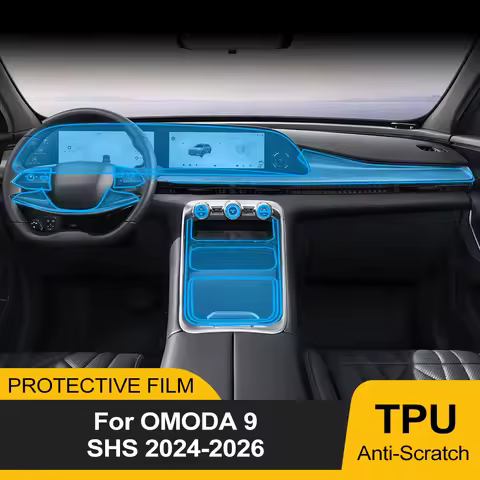 for OMODA 9 SHS 2026 2025 2024 PPF Protection Film Car Transparent TPU LCD GPS Navigation Gear Panel