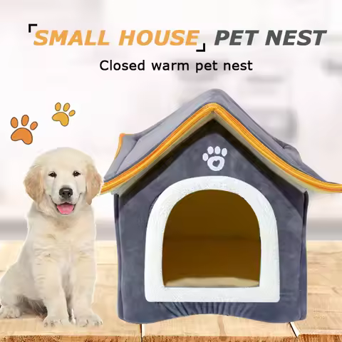 Cats and Dogs House House Small Dog Four Seasons General Can Be Dismantled and Washed Dog House Pet 
