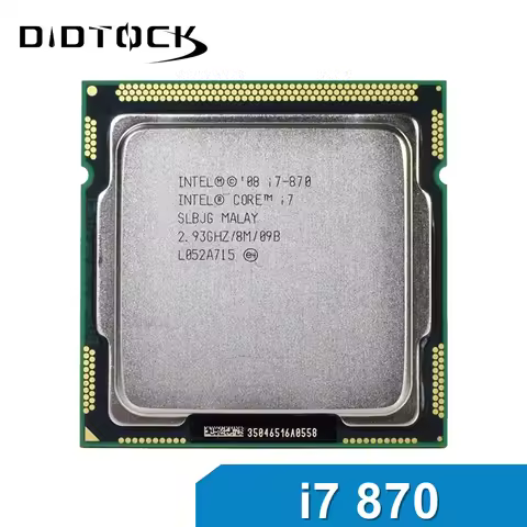 Intel Core i7 870 Processor Quad Core 2.93GHz LGA 1156 cpu