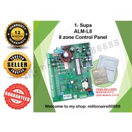 1-Supa ALM-L8 8 Zone Control Panel for Wire Alarm System