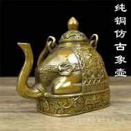 Pure Copper ornaments like brass casting brass pot pot small elephant old brass dies wedding