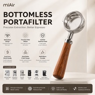 58mm Espresso Bottomless Portafilter Compatible with Most 58mm Espresso Machines/Gemilai/CRM/WPM