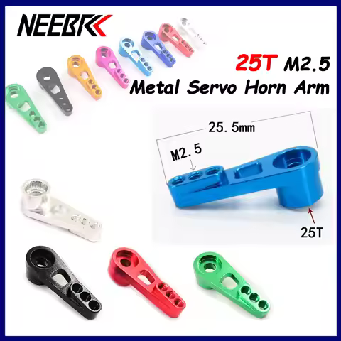 25T M2.5 RC Metal Servo Horn Arm for Car Truck Buggy Upgrade Part Wltoys 12428 MN78 MN82 MN168 MN99S