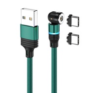 Kabel Pengecas Magnet USB C ke USB C[2 Petua Jenis-C], Kord Pengecas USB Jenis C Pengecasan Pantas 2