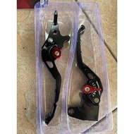 Alloy brake lever and clutch lever ajusrter Gold blue red black yamaha LC135 y15 Y15ZR y125 125z y12