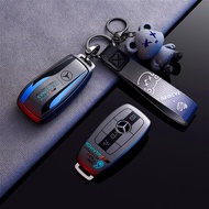 Mercedes Key Cover Car Key Case for Mercedes Benz C260 A200 C200glc Gla Glb220 Gle350 Car Interior A