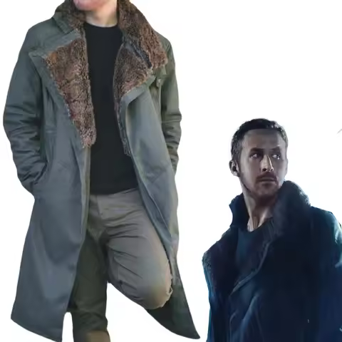 Anime TV Rick Deckard Cospaly K Long Windbreaker Blade Runner K Cosplay Costumes Coat Halloween Carn
